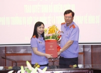 Bổ nhiệm bà Ngô Thị Quỳnh Anh làm Phó Vụ trưởng Vụ hợp tác quốc tế và tương trợ tư pháp về hình sự VKSNDTC